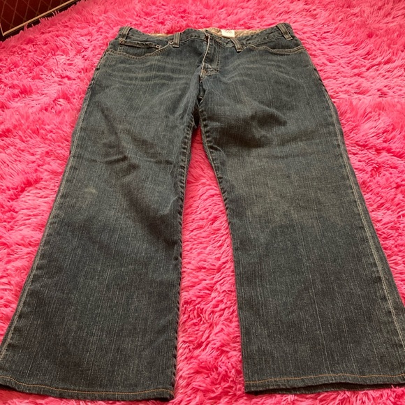 Eddie Bauer vintage boot cut medium wash boot cut 99% cotton jeans 36-30 - Picture 1 of 7